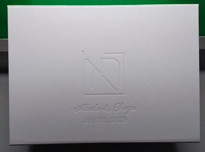 Deboss Logo on Sample Box
