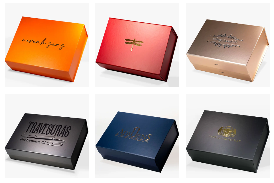 Foil Stamping Logo on Sample Box