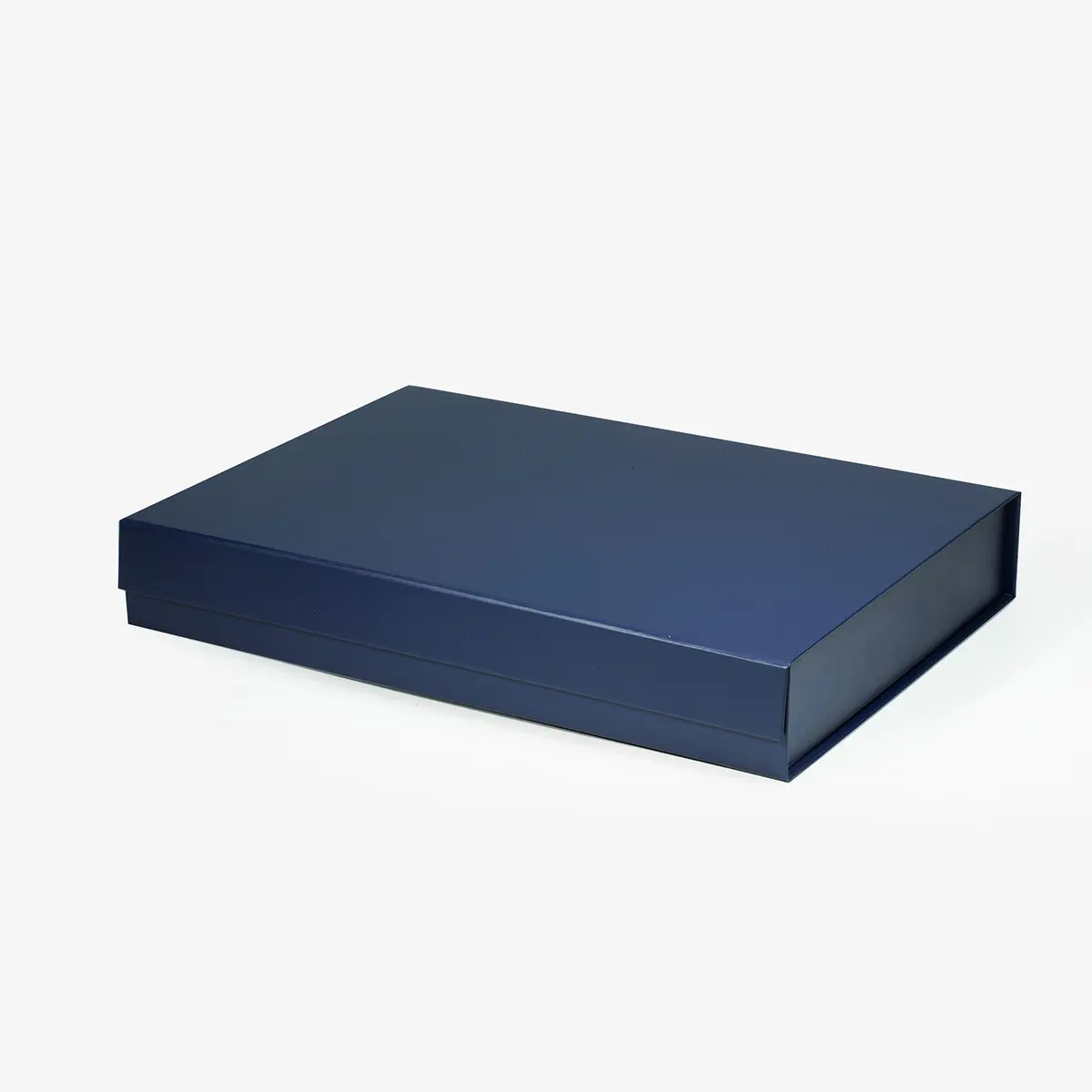 Large Shallow Magnetic Gift Box Navy Blue