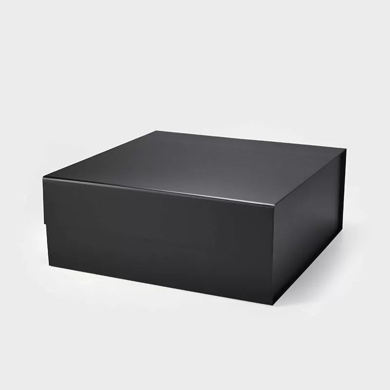 Large Square Magnetic Gift Box Black