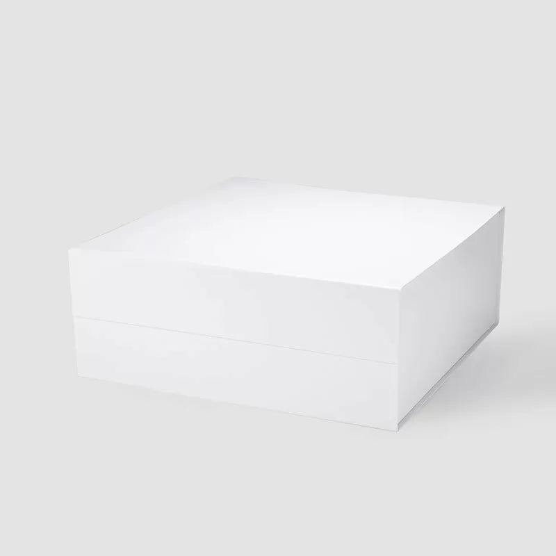 Large Square Magnetic Gift Box White