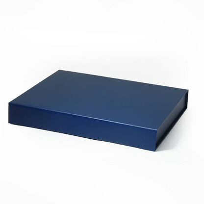 Medium Shallow Magnetic Gift Box Navy Blue