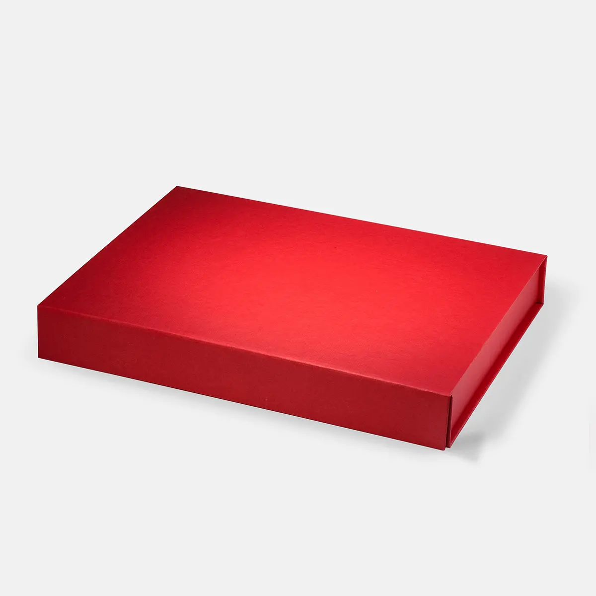 Medium Shallow Magnetic Gift Box Red