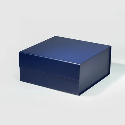 Medium Square Magnetic Gift Box Navy Blue