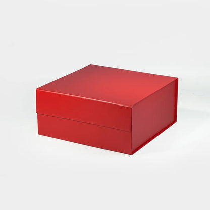 Medium Square Magnetic Gift Box Red