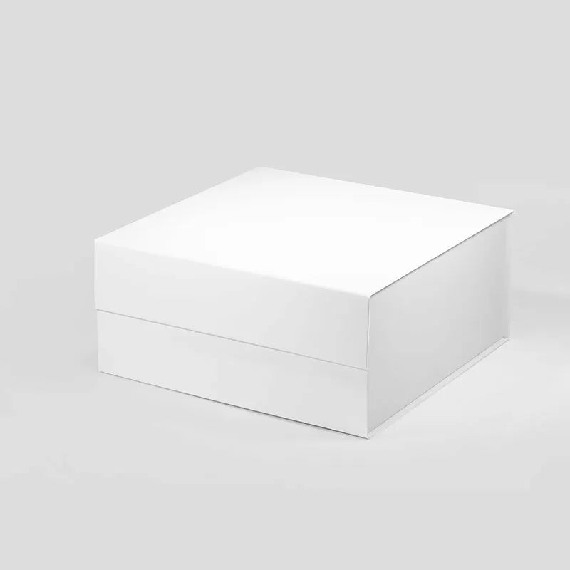 Medium Square Magnetic Gift Box White