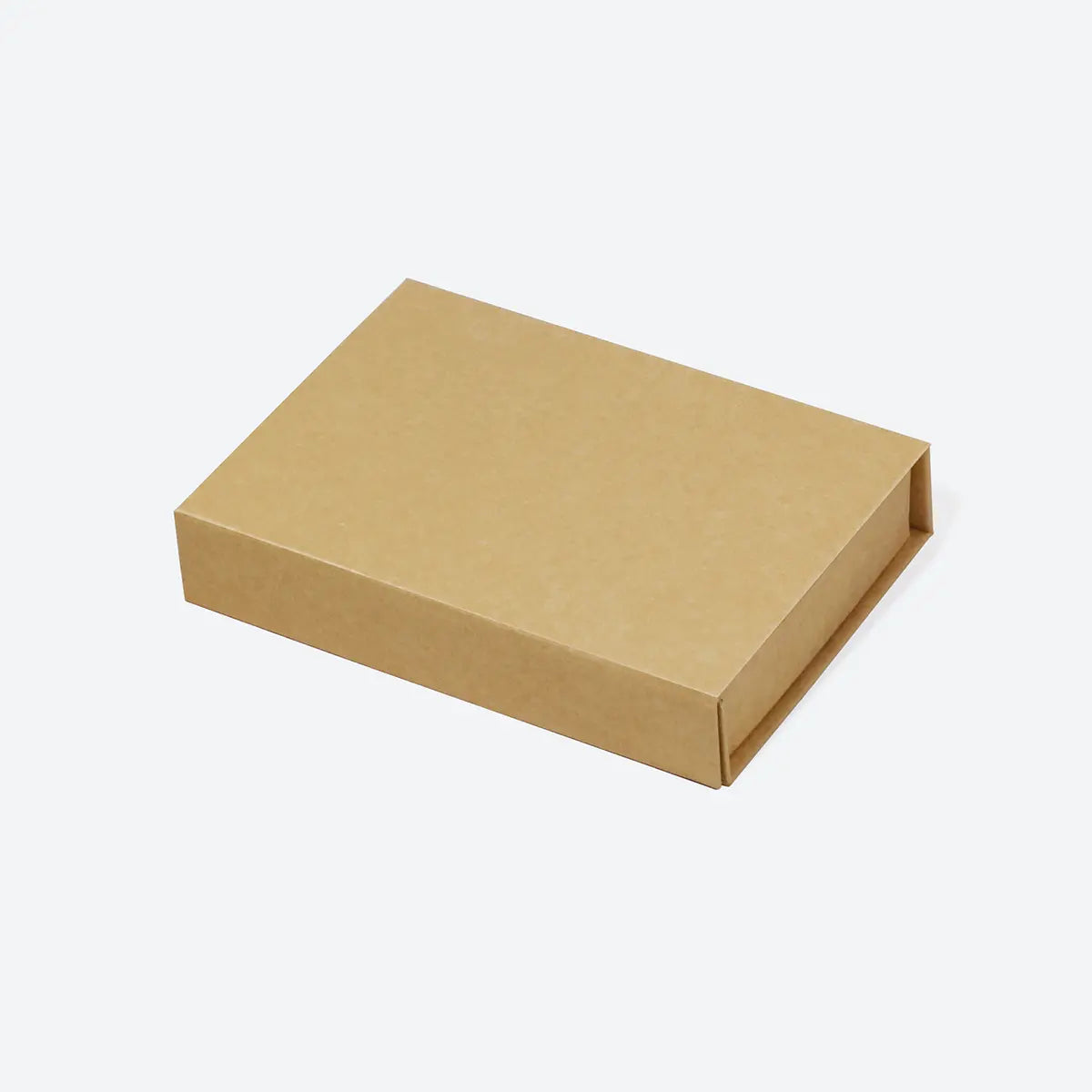 Small shallow kraft magnetic gift box with magnetic closure – premium rigid packaging-liyueyibox