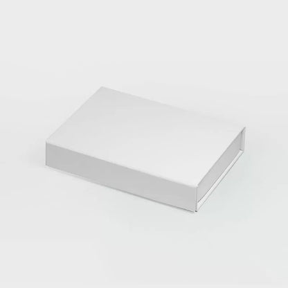 Small Shallow Magnetic Gift Box White