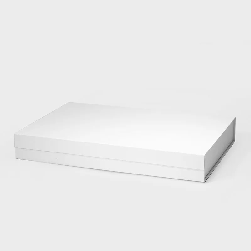 XL Shallow Magnetic Gift Box White