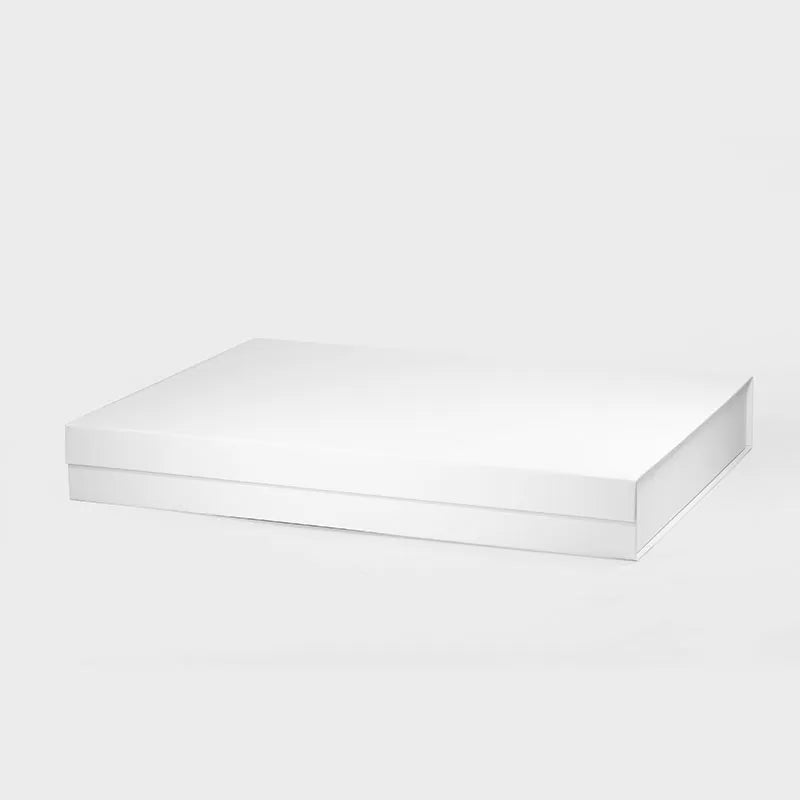 XXL Shallow White Magnetic Gift Box
