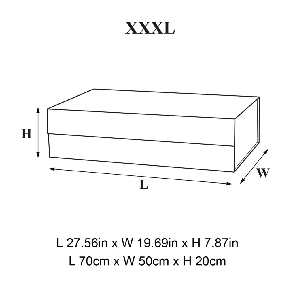 XXXL White Magnetic Gift Box